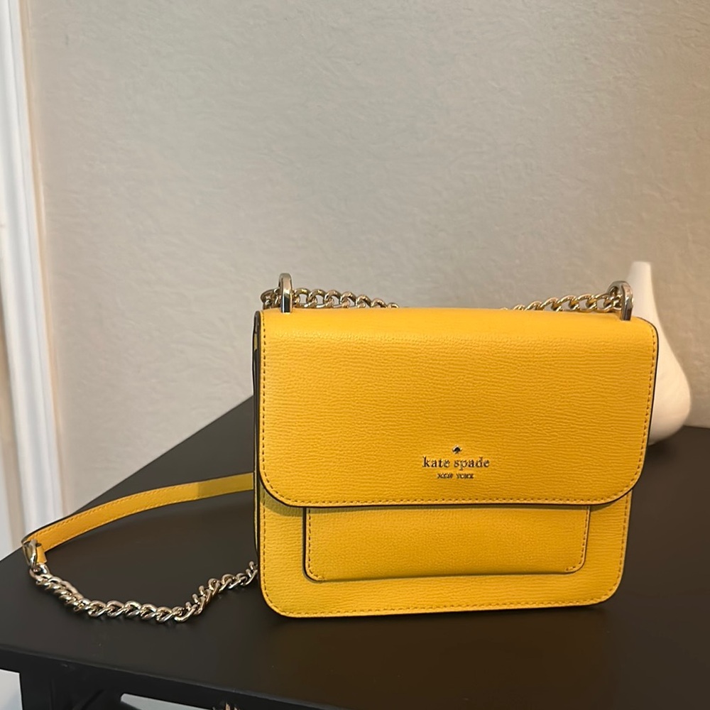New Kate Spade Yellow Crossbody Bag